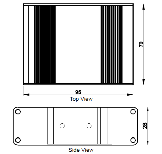 Industrial 1-Port 95W PoE++ to 4-Port Gigabit PoE Extender 400m Daisy-Chain