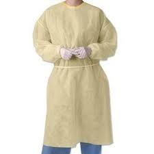 Quality Cast Polyethylene Disposable Operating Gowns , Disposable Examination Gowns for sale