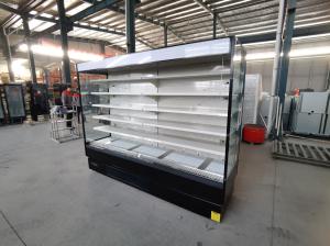 Buy cheap Fruit Vegetable Display Multideck Open Chiller Supermarket Showcase With Plug product