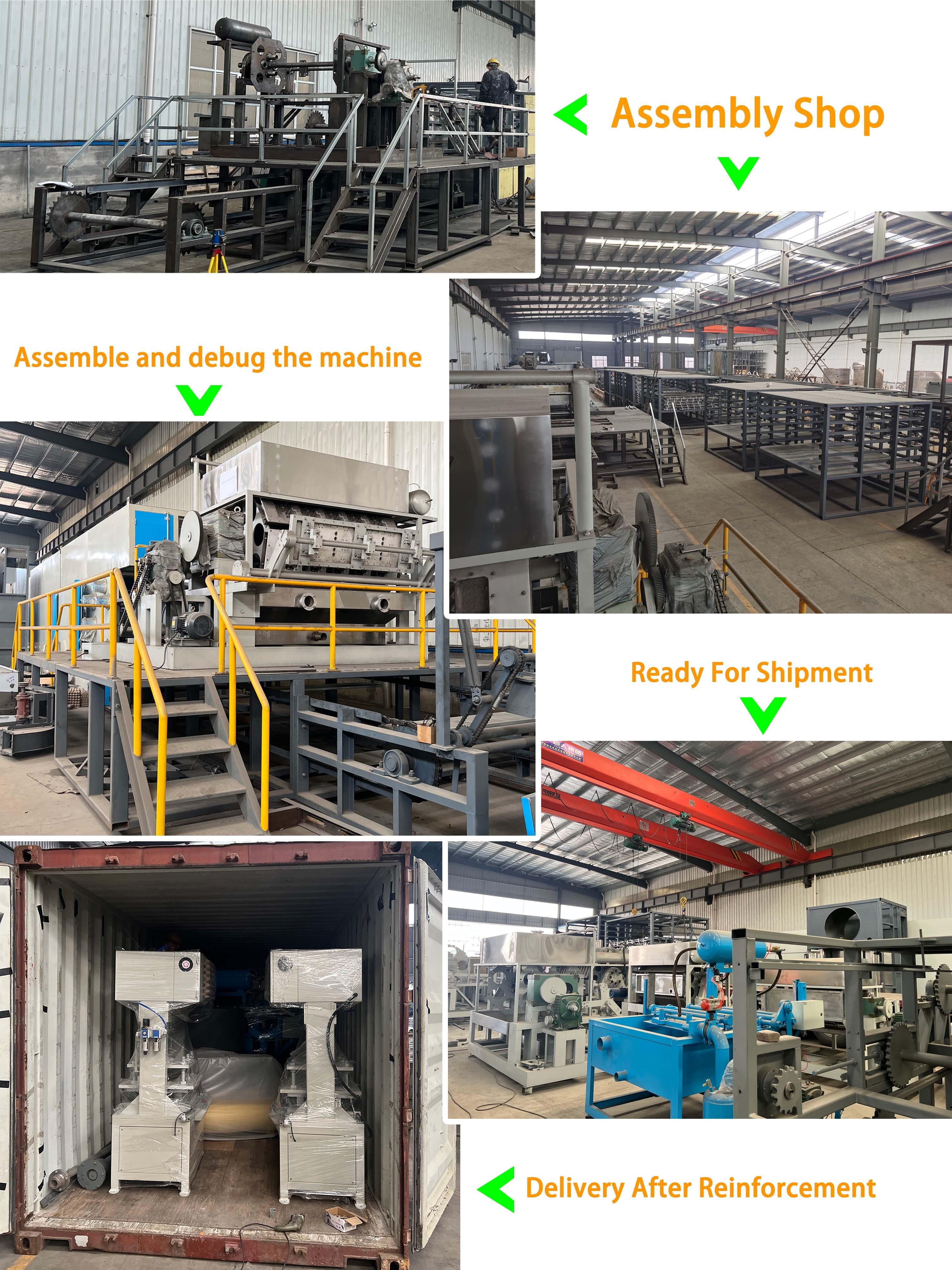 Heavy Molding Semi Automatic Egg Tray Machine Eco Friendly Customized