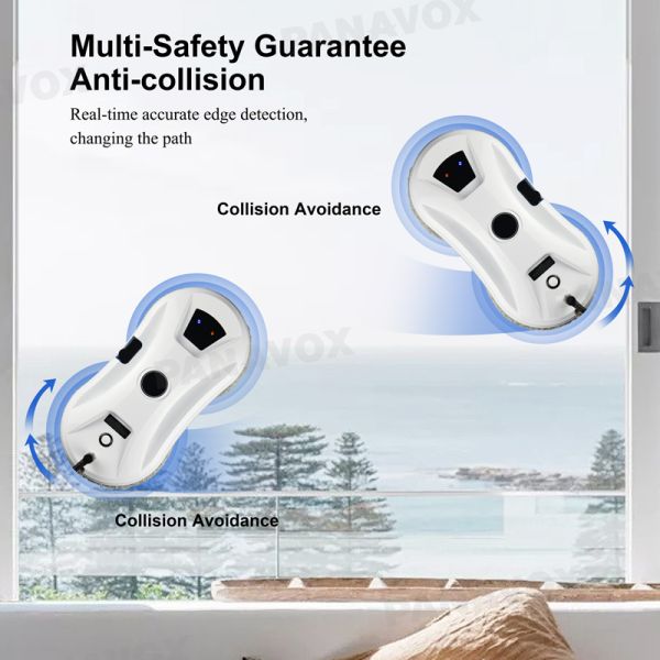 High Building Electric Automatic Glass Cleaner Robot with 500mAh Battery Capacity