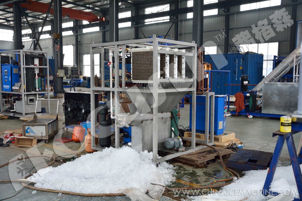 PLC Core Components Commercial Square Cube Ice Maker Machine for Ice and 380v Voltage