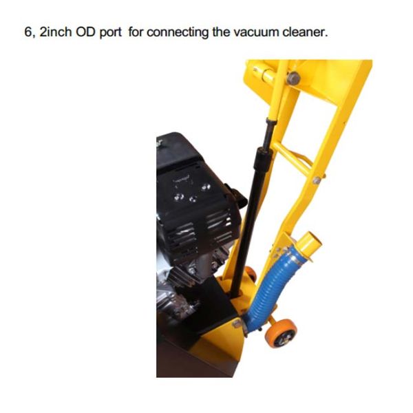 Removing asphalt Concrete Floor Planer Concrete Floor Milling Machine 1-3mm Depth