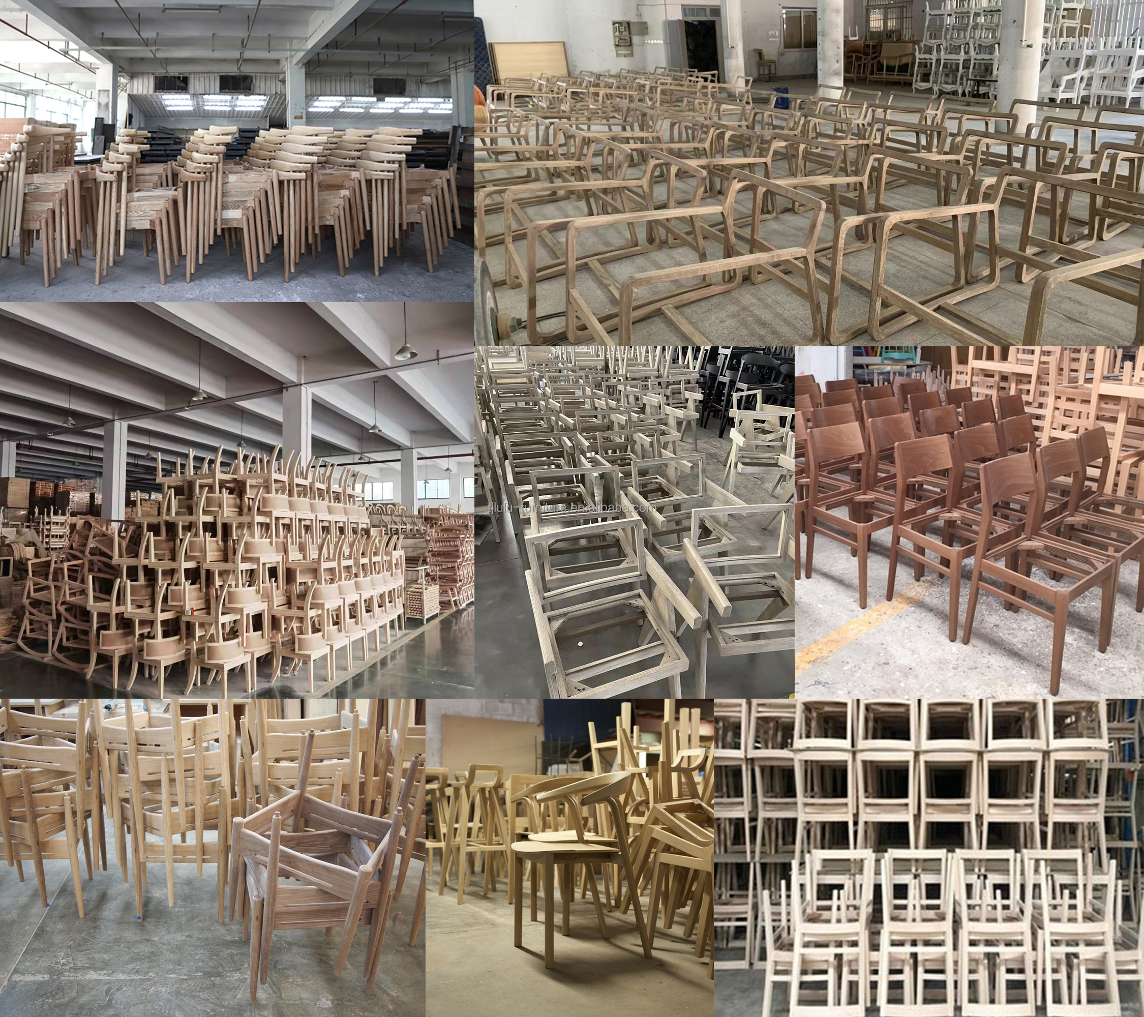 NO Folded Louis Solid Wooden Banquet Chair for Events Nordic Wedding and Event Chair D54*W53*SH44.5*H76.5