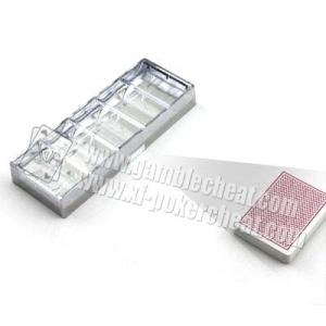 Transparent 5 rows chiptray camera for poker analyzer and poker cheat