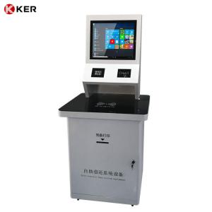 Buy cheap Queuing Table Self Ordering Intelligent Automatically Library Self Service Kiosk For Library product