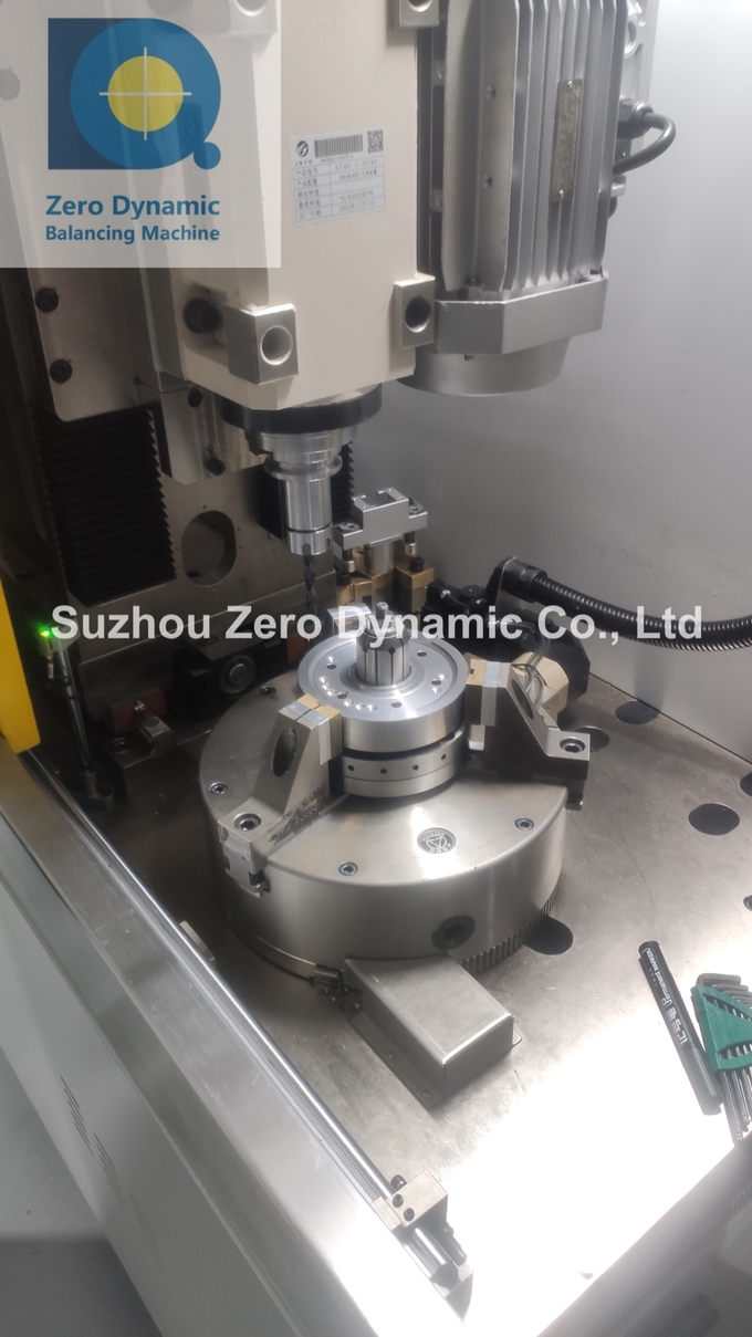 Automotive Output Gear Automatic Balancing Machine Vertical Single Plane Flange Pulley Drilling Correction Balancer