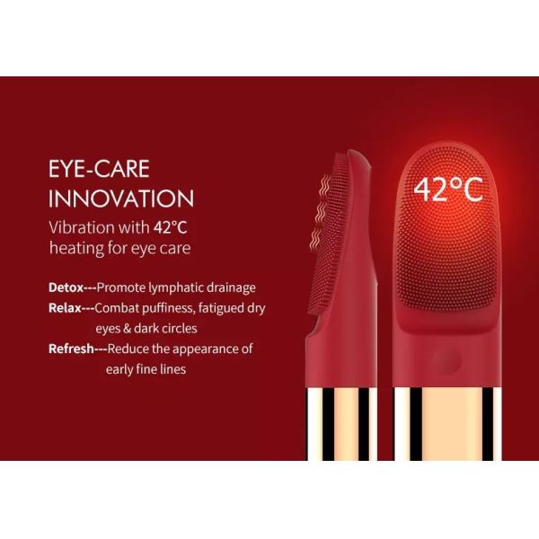 Portable Sonic Facial Cleansing Brush Waterproof Silicone Face Brush