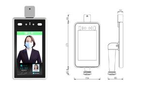 Buy cheap Cloud Storage Face Recognition Biometric System Angle Adjustable 1920x1080 product