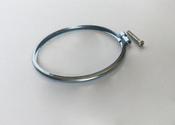 Quality C Type Single Bolt Narrow Clamp Galvanized Pipe Clamp Tube Connector for sale