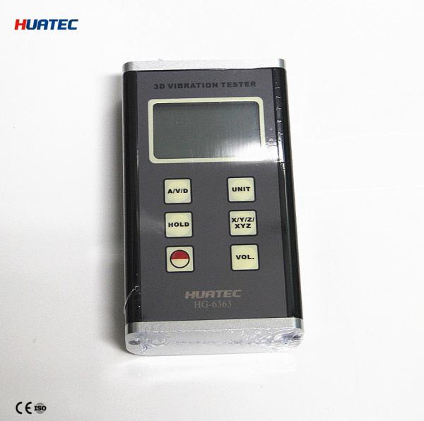 Quality 3D XYZ Digital Portable Vibration Meter HG-6363 3 Axis Piezoelectric accelerometer for sale