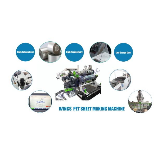 PET Sheet Making Machine PET Plastic Transparent Acrylic Clear Rigid Sheet Making