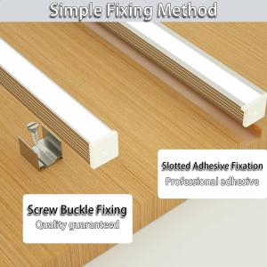 China 12v24v Low Voltage Bare Panel Light With Led Light Strip Self-Adhesive Patch Linear Light Embedded No Strobe Living Room Ceiling on sale