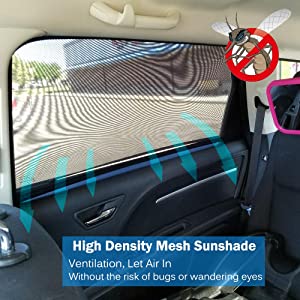 Uv Protection Car Sun Visor Mesh For Baby Sedans Rear Window Sun Proof