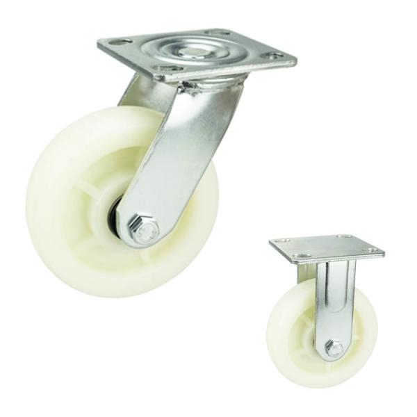 Quality 280kg Loading Heavy Duty Ball Bearing Wheels , 6 Inch Heavy Duty Swivel Castors for sale