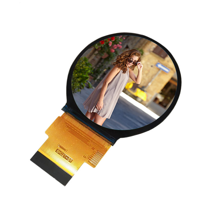 Small 262K Color RGB 18Bit Interface Round Lcd Display