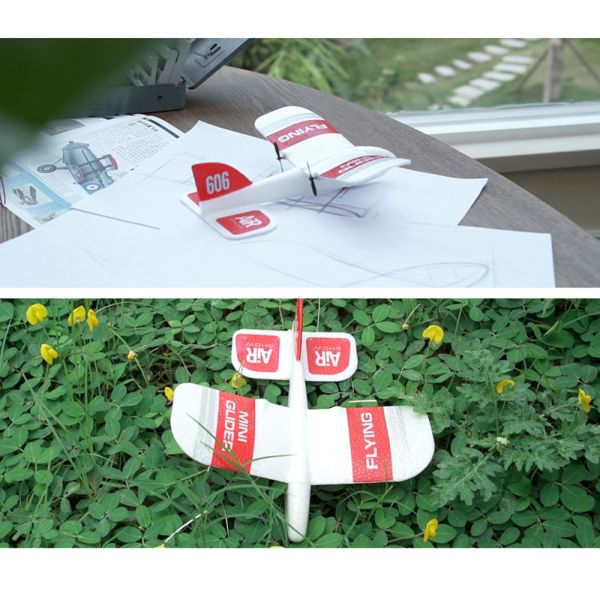 Indoor Mini Glider Foam Remote Control RC Airplane 3.7V Battery Powered