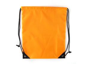 Basic Promotion Reusable Polyester Custom Drawstring Backpack PP Rope Handle