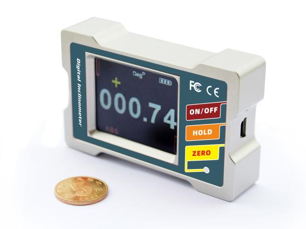 Quality Magnetic Base Digital Angle Finder Box Single Axis RS485 180deg Rion Inclinometer for sale