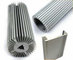 Architectural Aluminium Profile , Circular Heatsink Extruded Aluminium Profile