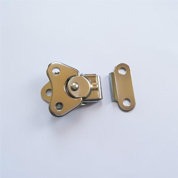 Small Surface Mount Twist Latch, with Exposed mounting hole.with keeper plate.Un