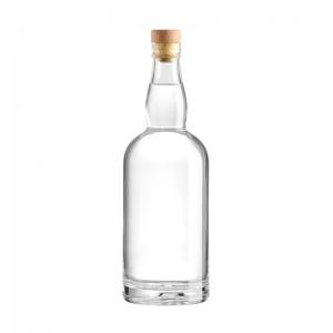 China Custom Color 750ml Glass Bottle for Liquor Faceted 375 Luxury Glass Liquor Bottles on sale