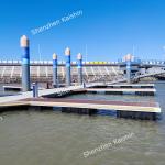 WPC Decking Aluminum Floating Dock Floating Pontoon Dock Wharf Jetty Pier