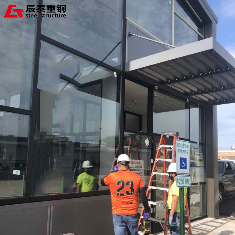 Customizable Steel Structure Workshop And Fast Installation For PEB Factories