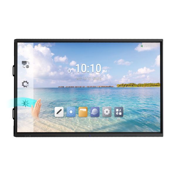 Smart Interactive Flat Panel All In One Touch Whiteboard For Real 55 inch