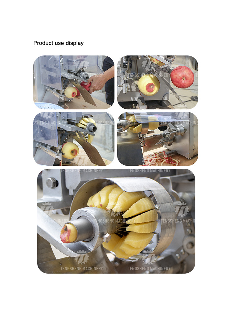 35KG 220V Apple peeling and core-cutting machine apple peeling machine apple peeler