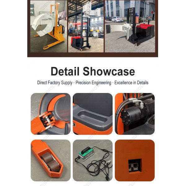 CDD500-R1200 Automatic Pressure-Adjusting Roll Clamp Stacker