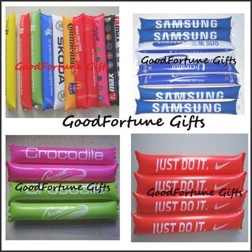 Quality Customed Inflatable PE inflatable clapper dance festival cheering stick printed logo for sale