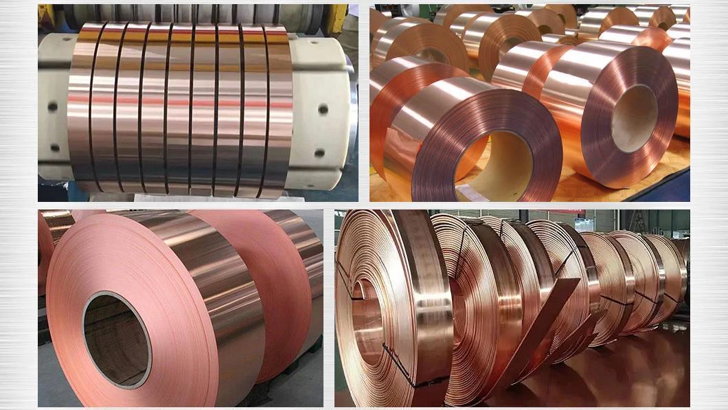 Copper Foil 0.1mm for Battery Copper Strip Coil Manufacturer Copper Coil