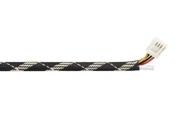 Quality Polyester Clean Cut Sleeving Flame Retardant With Open Weave Construction for sale