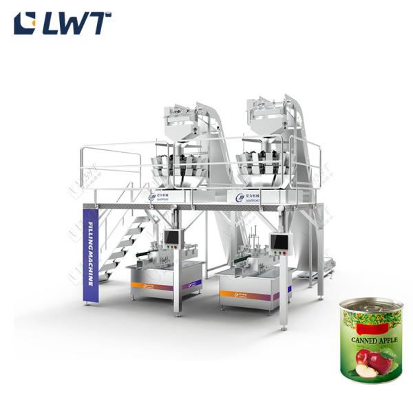 Quality Custom Canned Fruit Production Line Apple Automatic Machines for sale