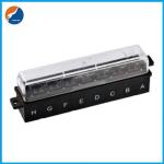 8 In 8 Out Ways Car Auto Automotive Fuse Box For ATY Standard Blade Fuse