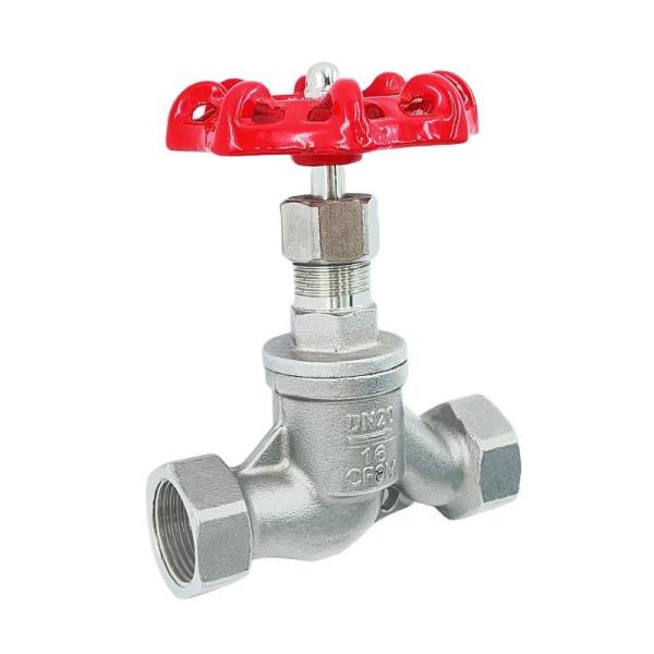 Quality Ordinary Temperature CF8m Stainless Steel Stop Valve S-Type Globe Valve with Thread for sale