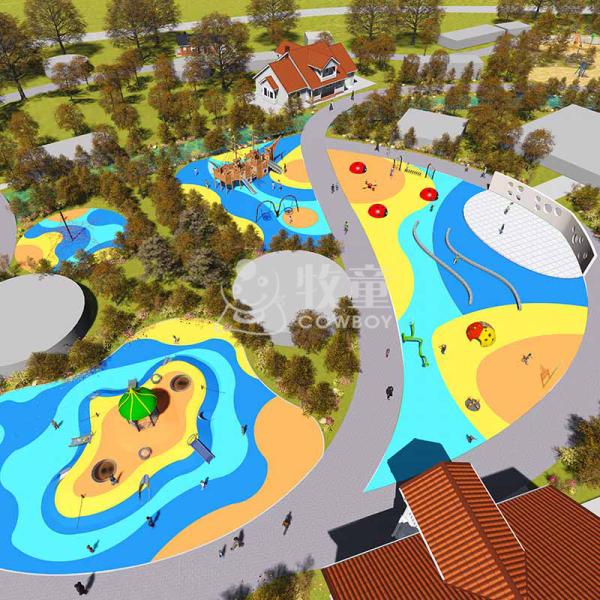 High quality attractive outdoor adventure park design playground equipment supplier from China