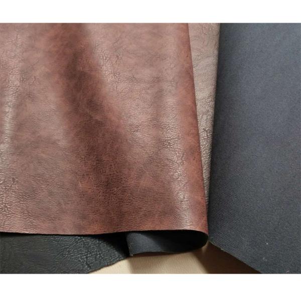 Quality Smooth Soft Thick Faux Leather Fabric Synthetic Tear Resistant for sale