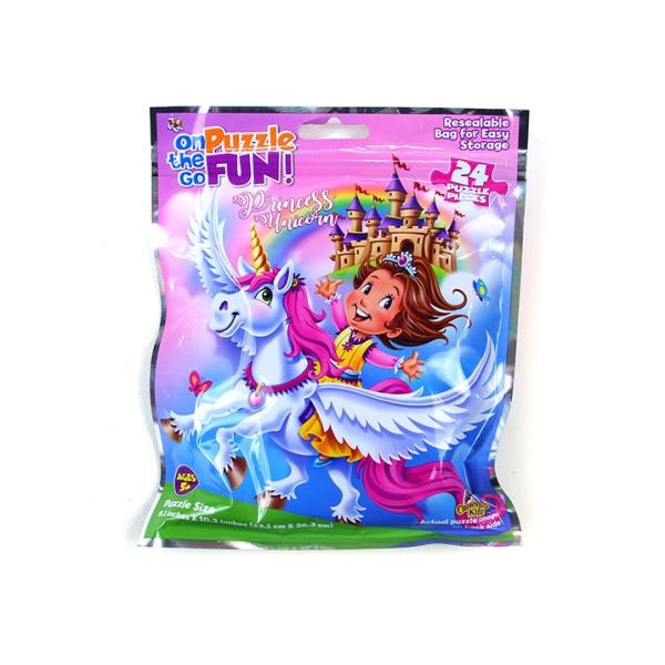 Quality Princess Unicorn Custom Childrens Puzzles 23.1*26.3cm Size Easy To Take for sale