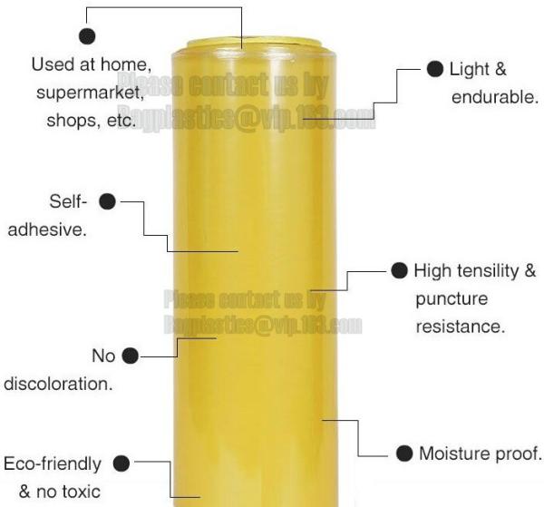 Quality Stretch Wrap Industrial Strength Stretch Film/Wrap 1200ft 500% stretch Clear Cling Durable Adhering Packing, bagease pac for sale