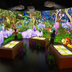 3D AR Alive Interactive Drawing Touch Table Screen Projection