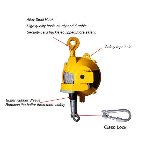 Quality 600mm Spring Balancer Tool Holder , Automatic Spring Balancer 10 Kg for sale