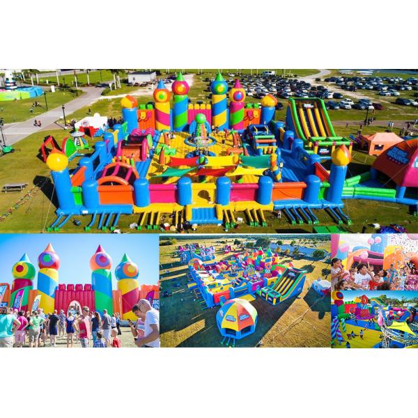The World'S Largest Inflatable Theme Park Hits Australia Big Bouncer Playground