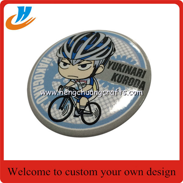 School tin badge for souvenir gifts custom school pin badge with logo