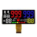 5.7 Inch Custom Segment LCD Display, Programmable 1/4 Duty 1/3 Bias