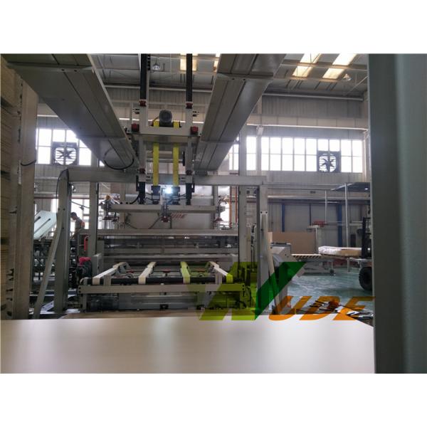 Two Sides Short Cycle Melamine Laminating Hot Press Machine High Performance
