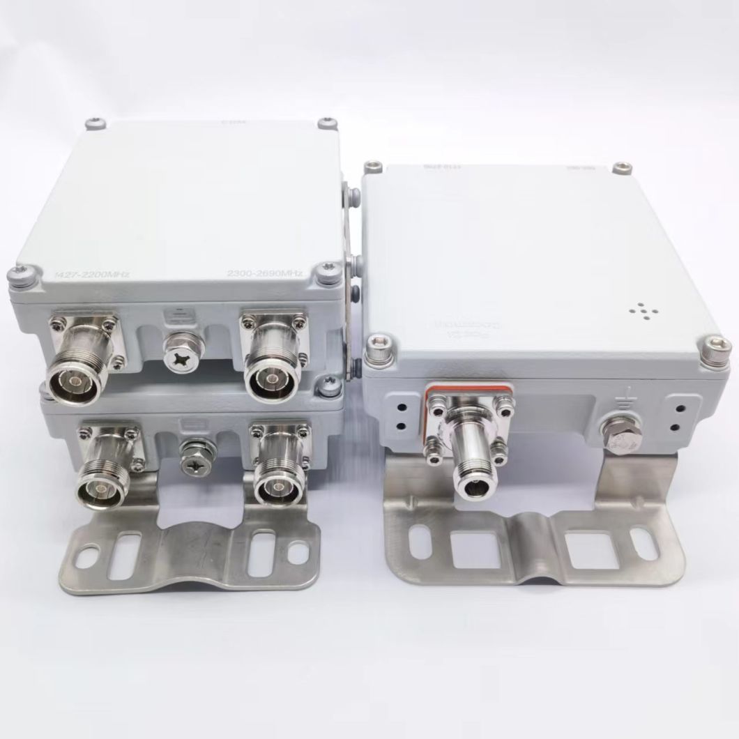 UHF Triplexer 698-960 1710-2170MHz, 100W Duplexer with N-Female/BNC-Female for in-Building Solutions