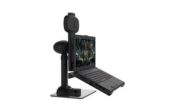 Quality Unique Black Monitor Arm Stands Rotation Automatic Adjustable for sale