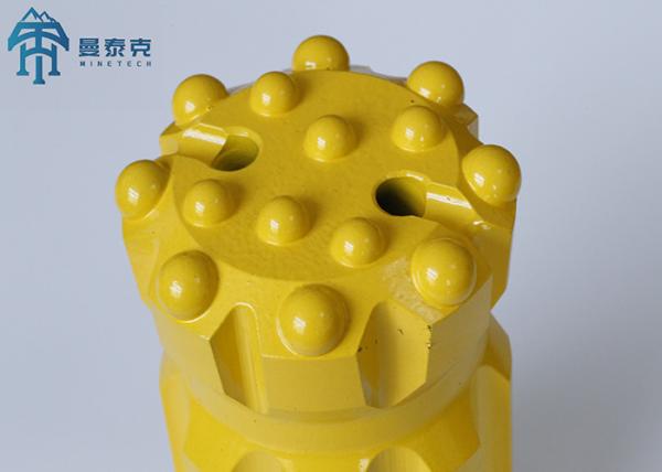 Quality Flat Face Design Tungsten Carbide Button Bits T38 Threaded 64mm for sale